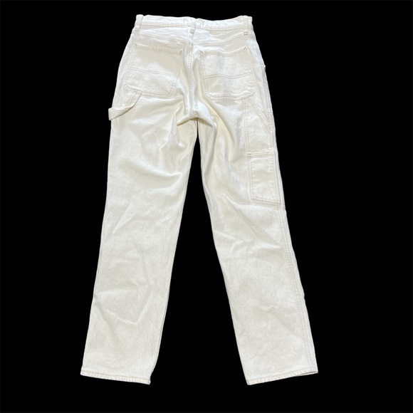 Abercrombie & Fitch The 90s Straight Jean Ultra High Rise In Cream Size 28/6 - Picture 4 of 9